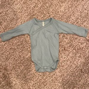 Quincy Mae pointelle  side snap bodysuit